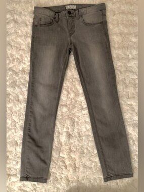 Free People Women’s Gray Denim Skinny Jeans • Sz. W 28